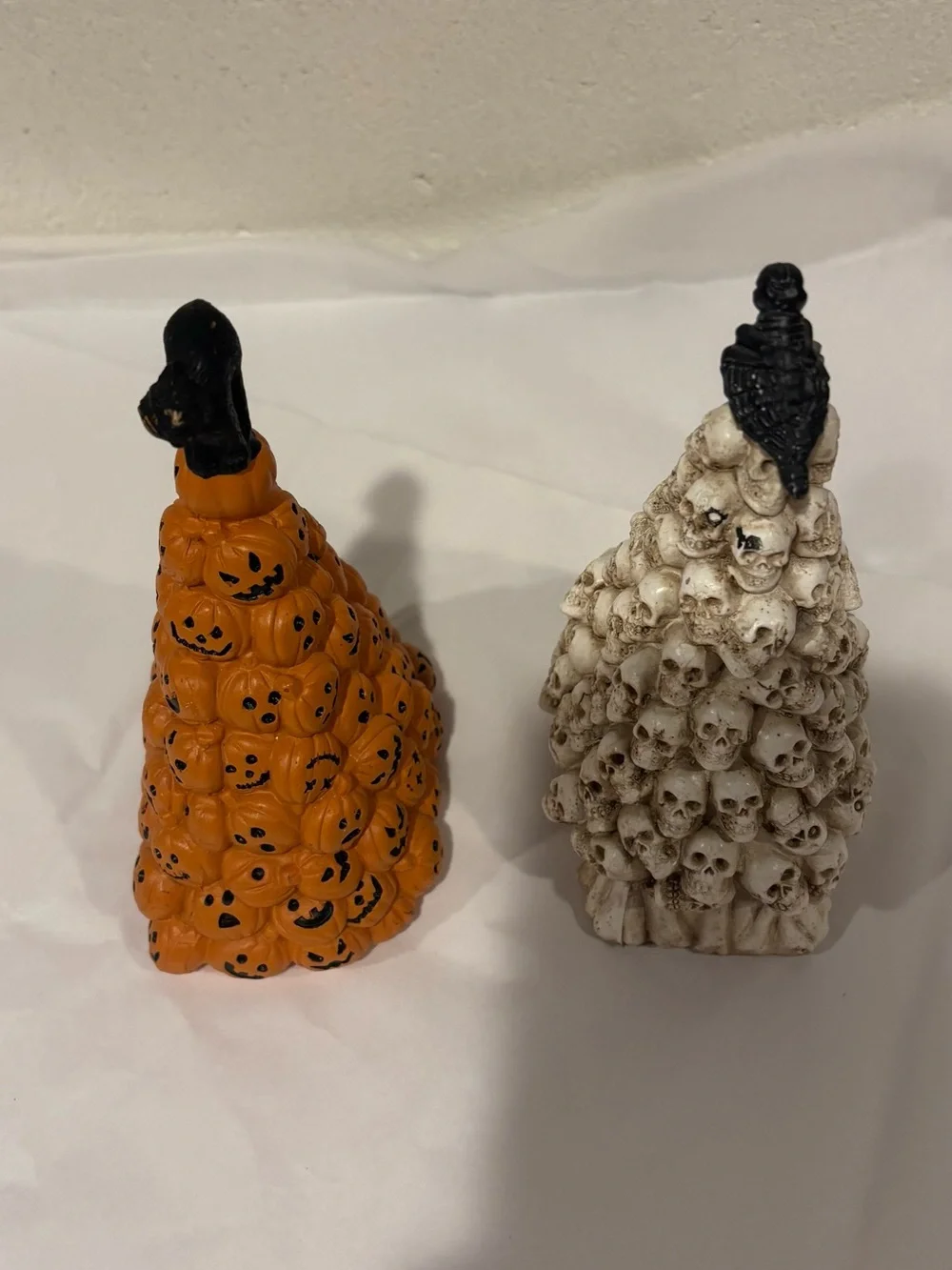 Halloween light changing pumpkin skull tree tabletop spooky decor